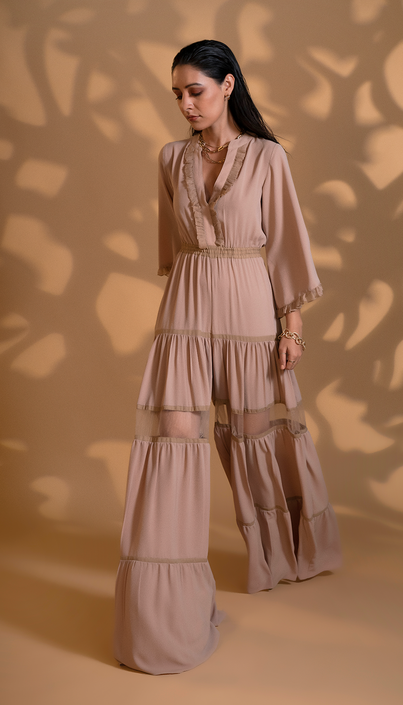 Alecia Gathered Jumpsuit